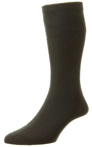 HJ Socks HJ190 Black Shoe size 11-13